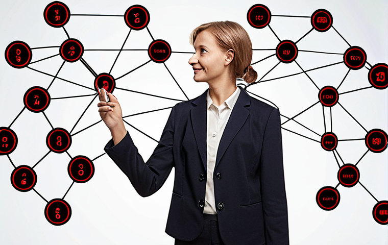 **Image Prompt:** A network graph visualizing customer segmentation for an E-commerce business in Germany. Show clusters representing different customer types (e.g., young professionals, families, seniors) with connection lines representing their purchasing behavior. Add visual elements of popular German products and online shopping interfaces. The style is modern and data-driven.