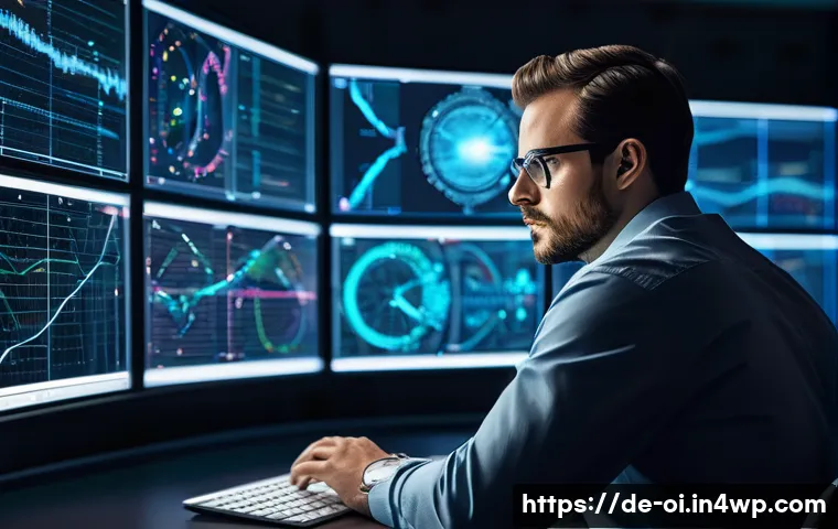 인과관계 추론을 위한 클라우드 기반 도구 활용 - **Prompt:** A dynamic and intelligent scene depicting a data scientist, wearing professional yet sty...