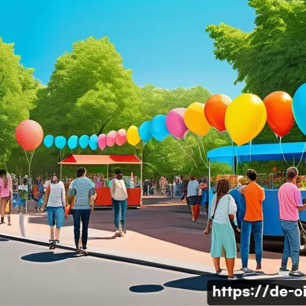 인과관계 모델링의 실제 사례 연구 - A vibrant, stylized illustration contrasting correlation and causation in a lively urban park settin...