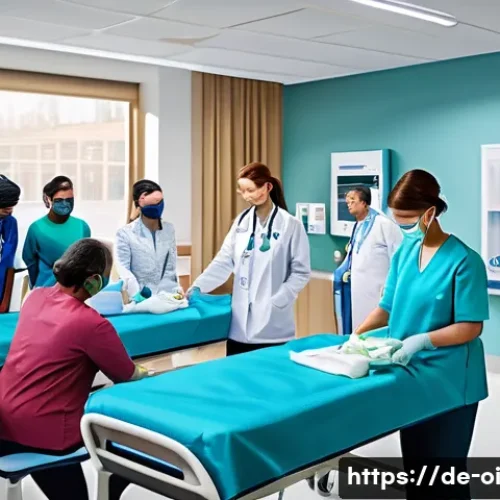Home 32 인과관계 추론을 위한 시뮬레이션 기법 - A detailed, realistic illustration of an agent-based simulation scenario in healthcare: multiple div...